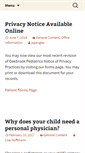 Mobile Screenshot of oakbrookpeds.com